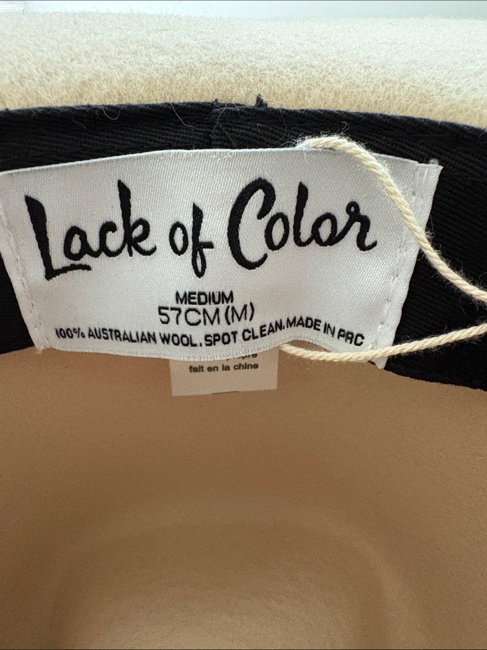 Lack Of Color The Goldfinger Wool Western Cowboy Hat New - Picture 5 of 6